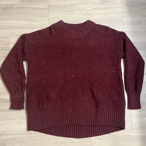 Maroon Crewneck Sweater